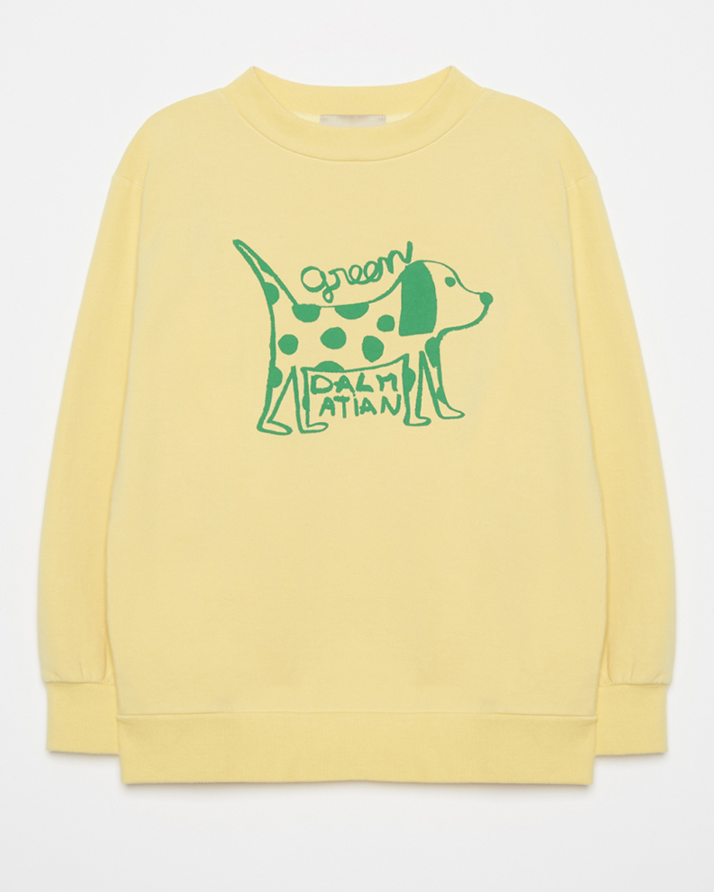 [WEEKEND HOUSE KIDS]Dalmatian sweatshirt /Soft yellow [8Y]