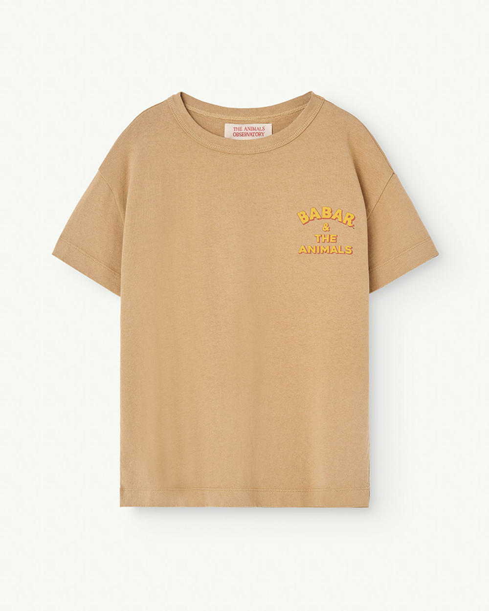[TAO] S24001-085_AE / ROOSTER KIDS T-SHIRT Brown_Babar &amp; The Animals